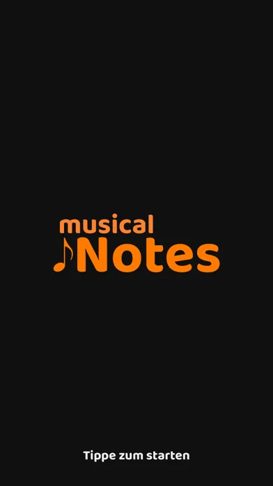 Tangkapan layar Musical Notes