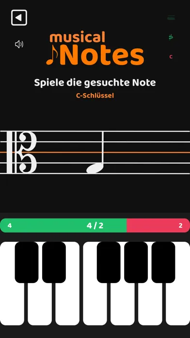 Tangkapan layar Musical Notes