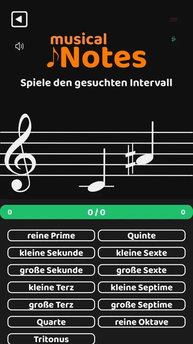 Tangkapan layar Musical Notes