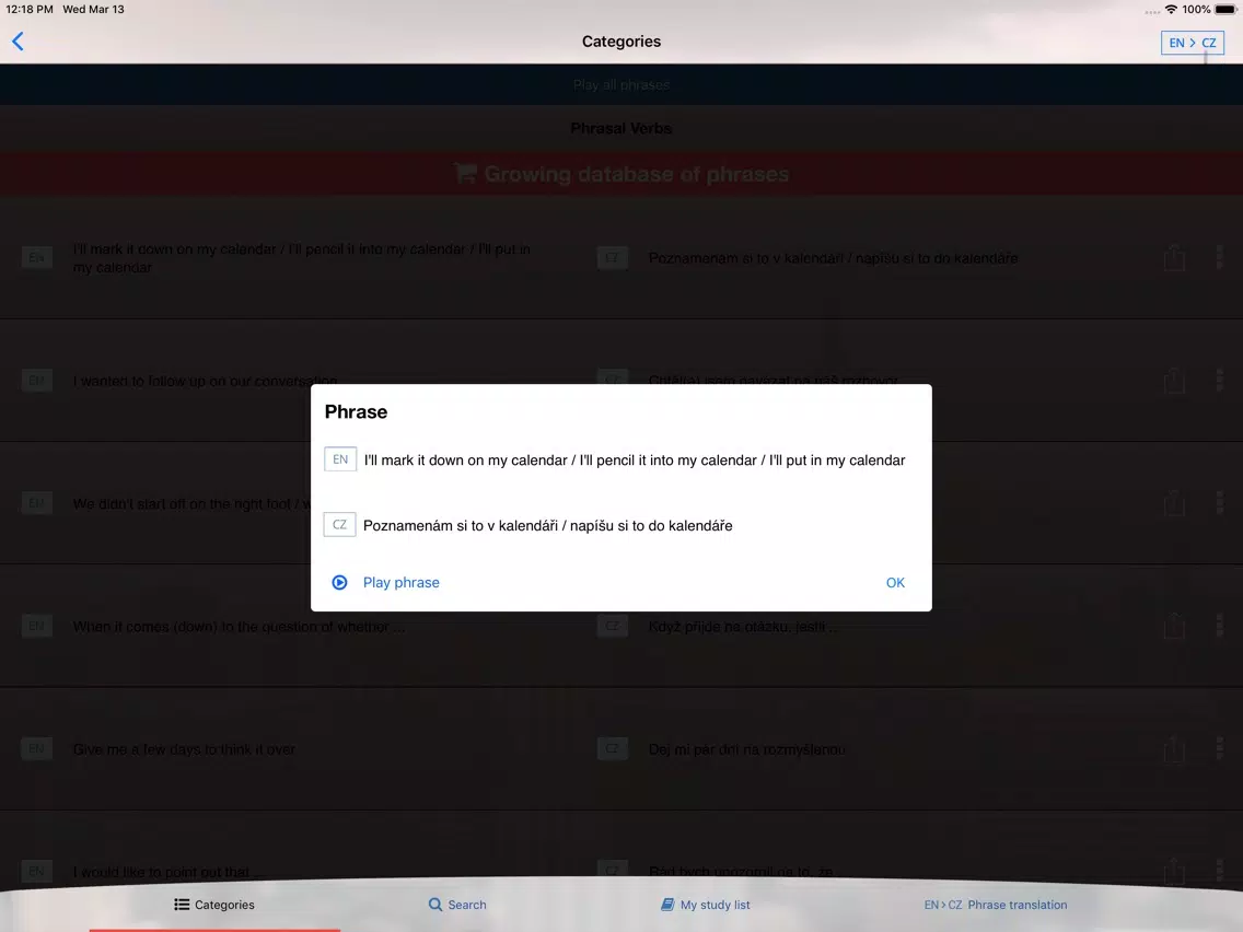 Zrzuty ekranu LingoNative iPad 