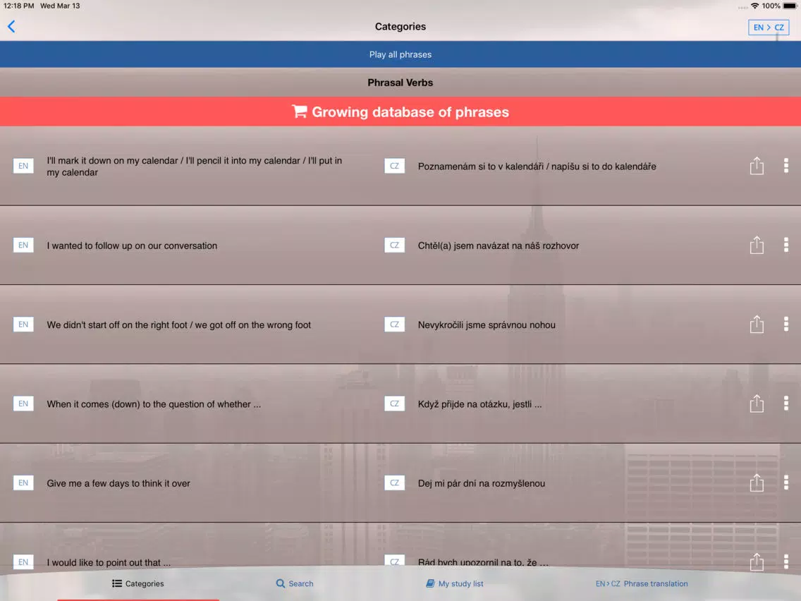 Zrzuty ekranu LingoNative iPad 
