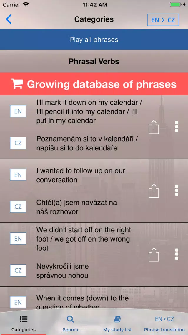 Zrzuty ekranu LingoNative
