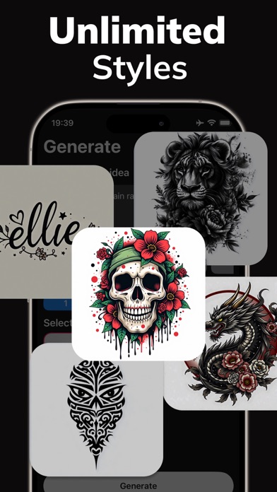 AI Tattoo Design Generator Ink應用截圖