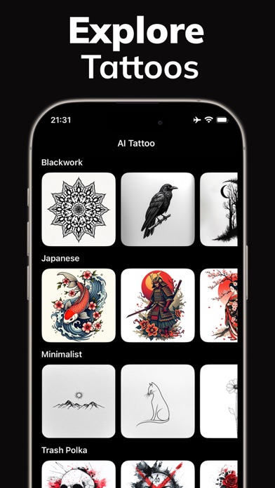 AI Tattoo Design Generator Ink應用截圖