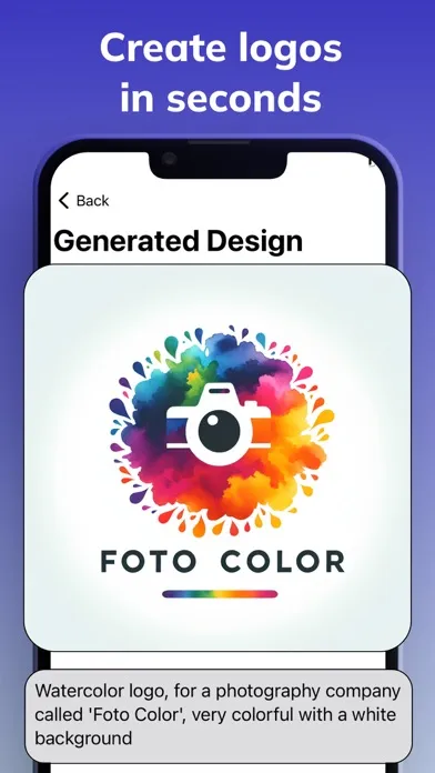 Captures d'écran de AI Logo Maker - Design Creator