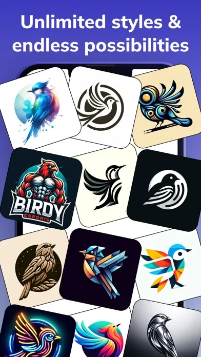 Captures d'écran de AI Logo Maker - Design Creator
