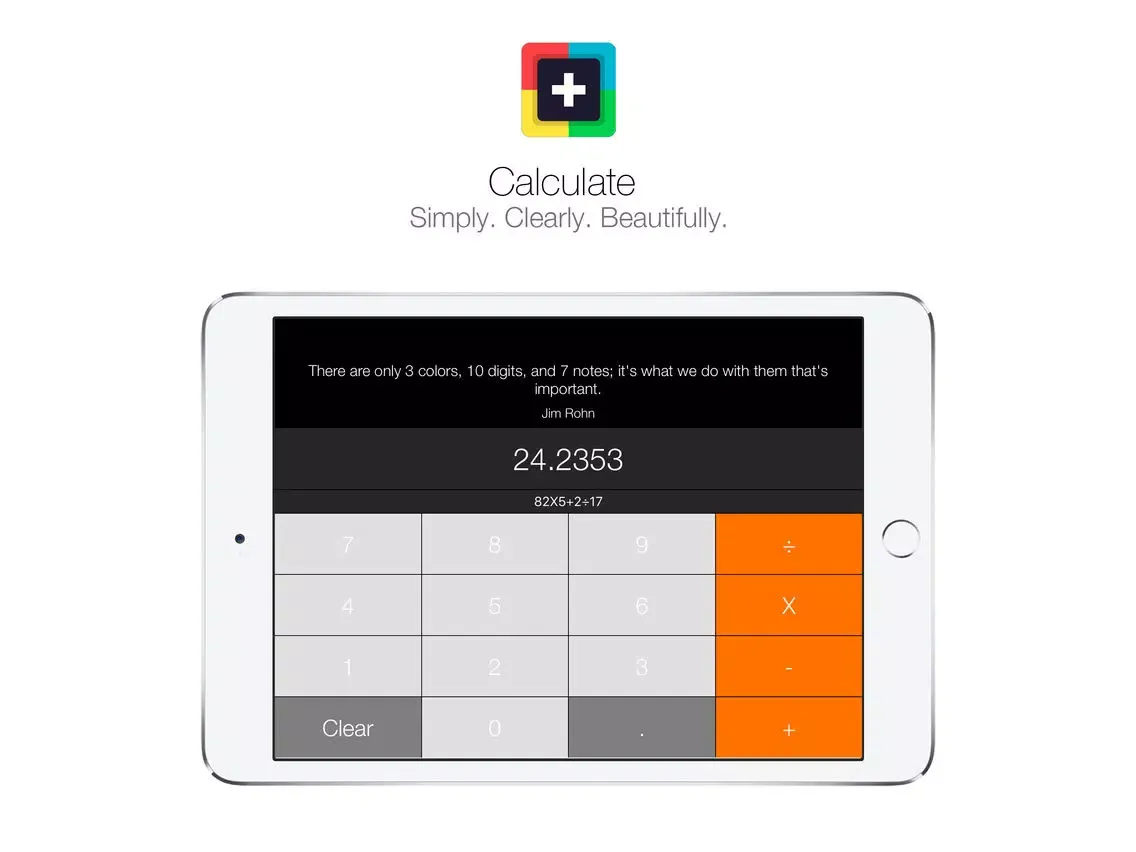 ภาพหน้าจอของ Plus - The Calculator Without Equal iPad 