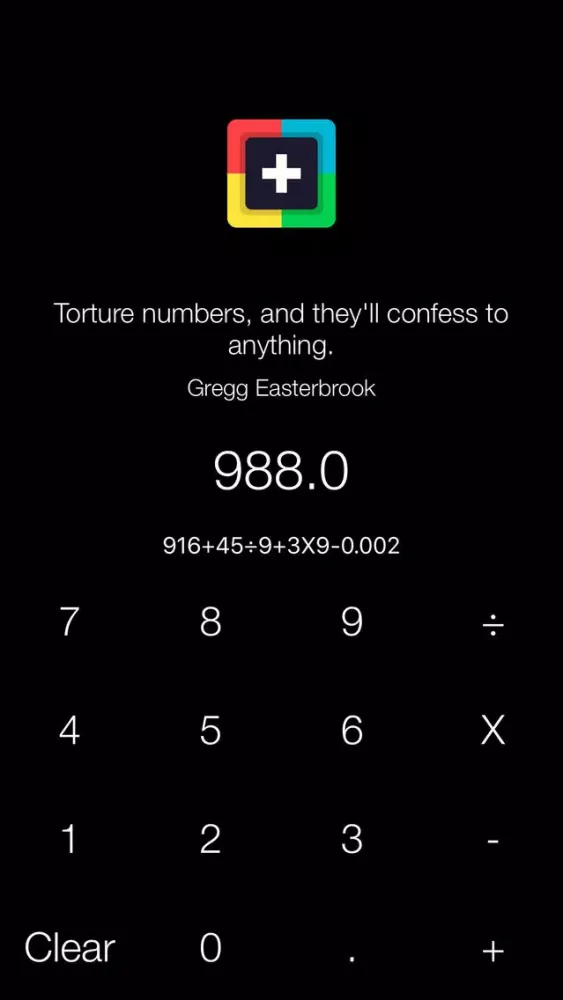 ภาพหน้าจอของ Plus - The Calculator Without Equal