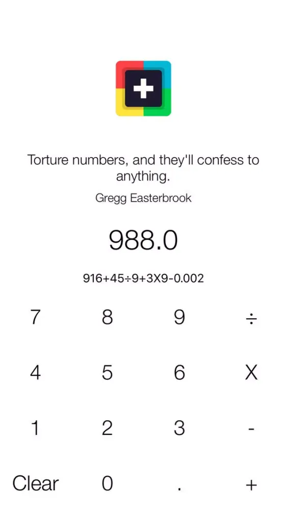 ภาพหน้าจอของ Plus - The Calculator Without Equal