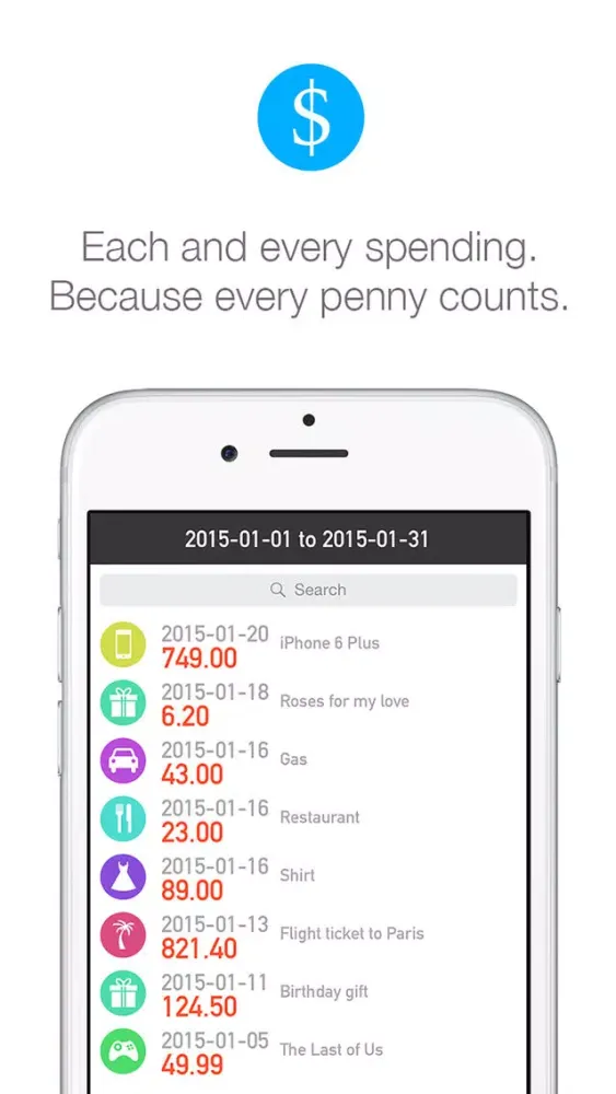 Captures d'écran de Spendy - All Your Expenses And Spendings