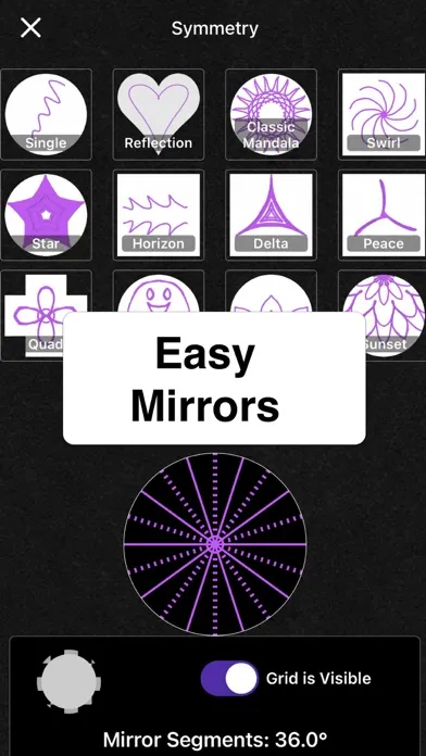 Скриншоты Mandala Maker: symmetry doodle