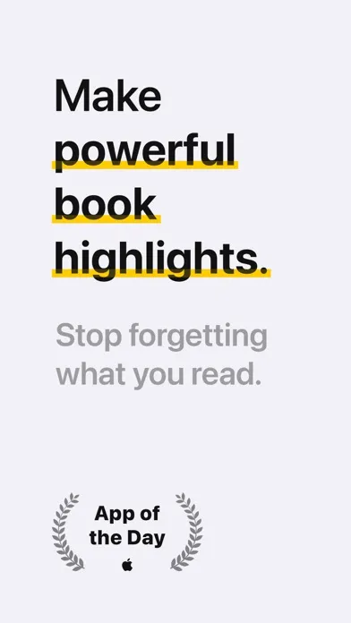 Capturas de tela do Highlighted: Book Highlights
