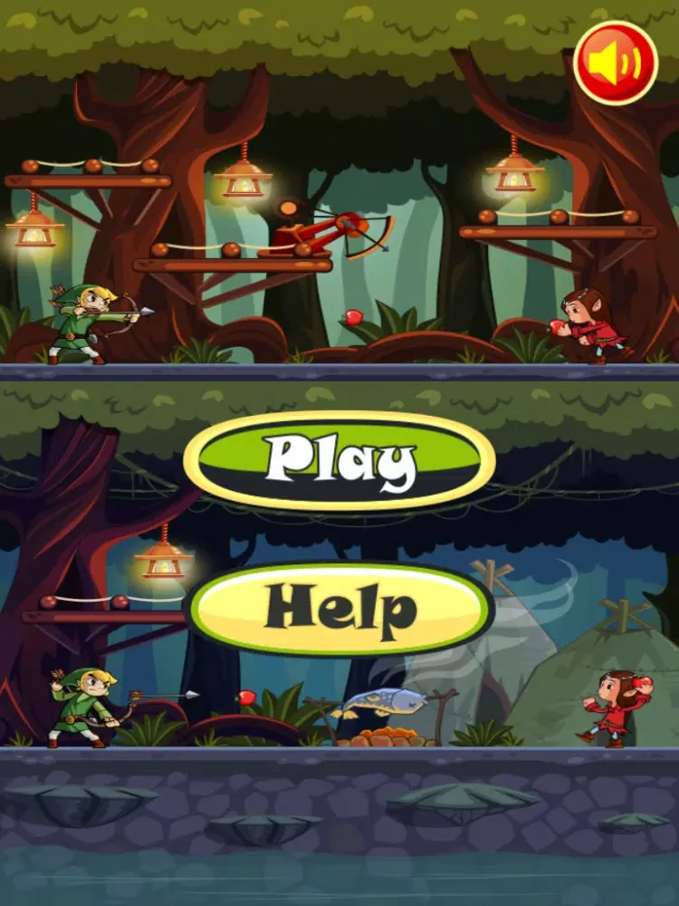 Forest Red Beauty Flip - Learn How to Hunt and Catch the Targets That Zig and Zag Your Way iPad Screenshots
