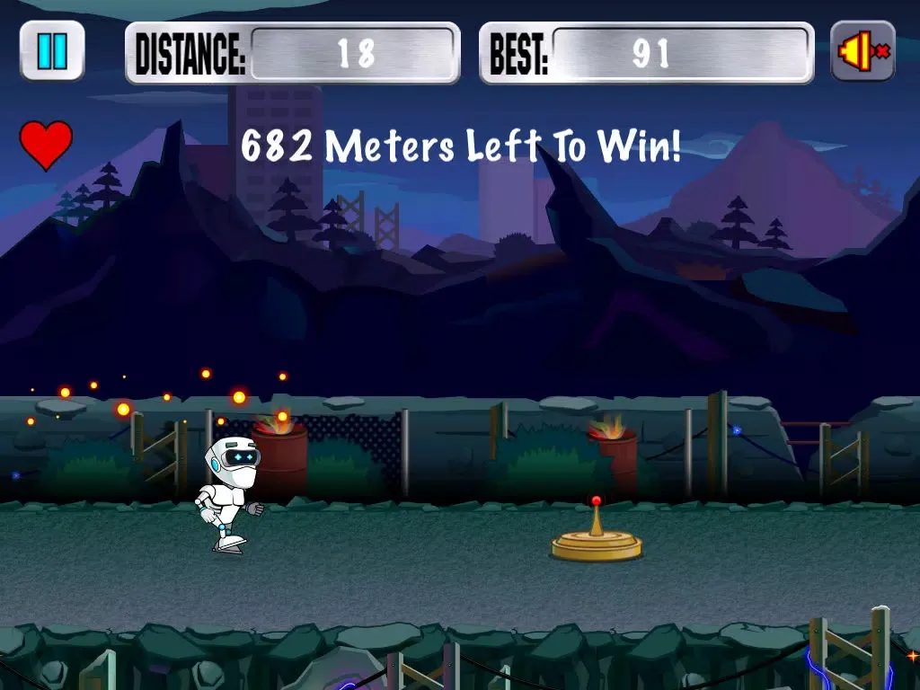 Little Robot Hero vs 6 Big Space Obstacles iPad 應用截圖
