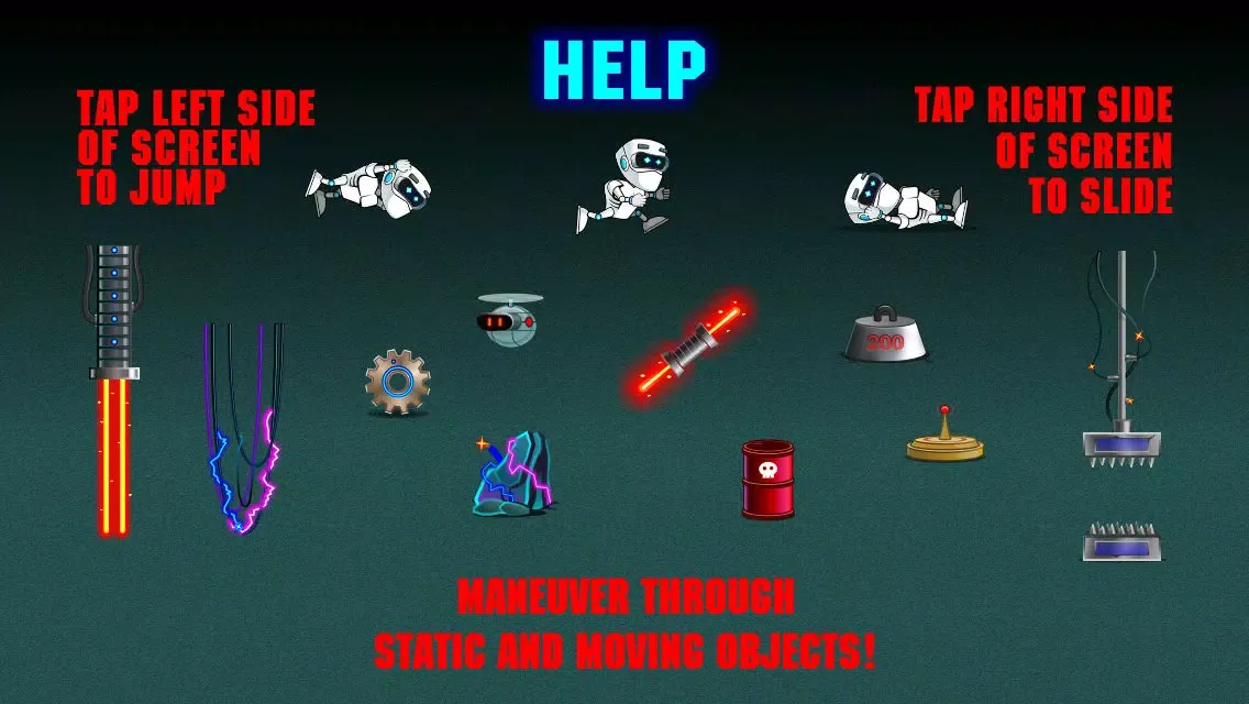 Little Robot Hero vs 6 Big Space Obstacles應用截圖