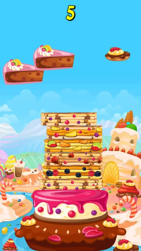 Pancake Stacking Game - Make a Tower of Food for Breakfast應用截圖