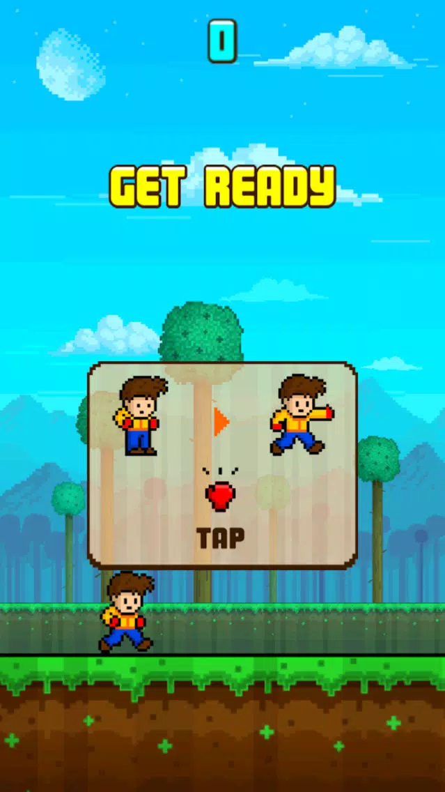 Tangkapan skrin Pixel Knock Out Boy - Tap to Punch