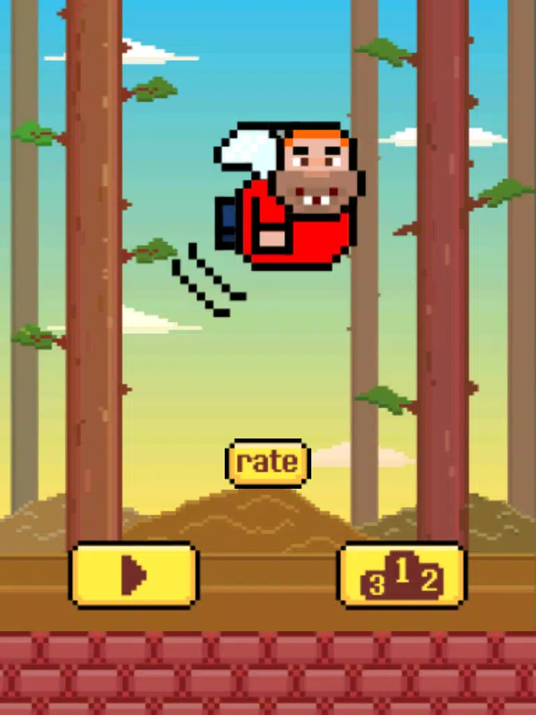 Forest Smash - Tap Trees to Stomp Man iPad  Screenshots
