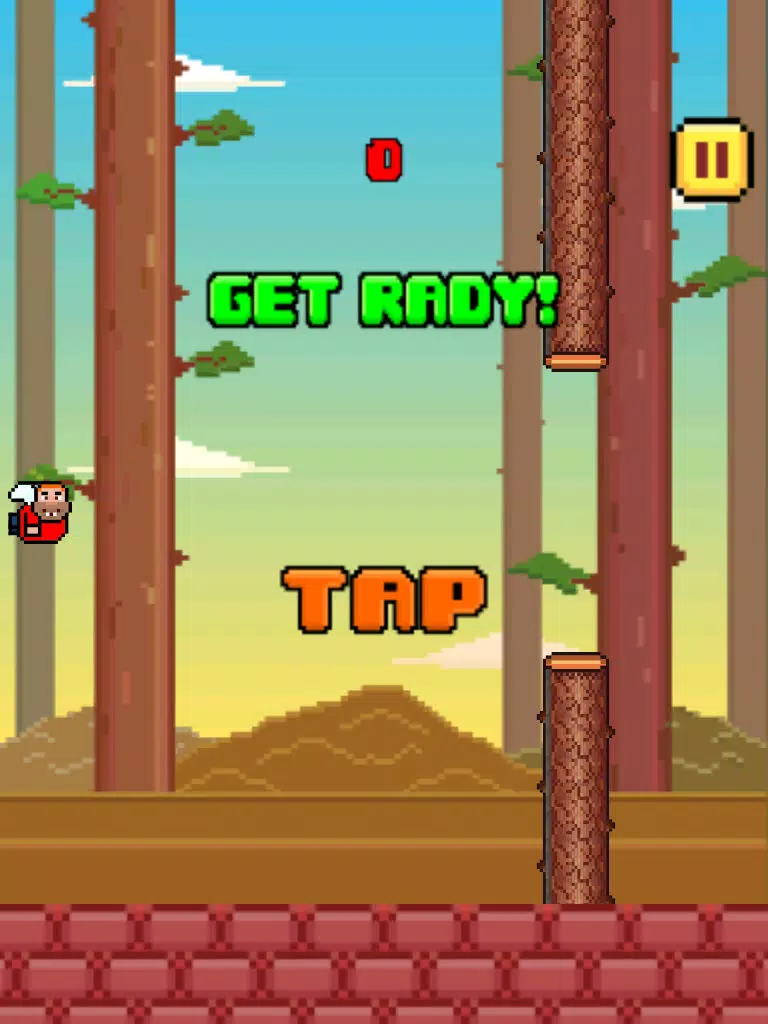 Forest Smash - Tap Trees to Stomp Man iPad  Screenshots