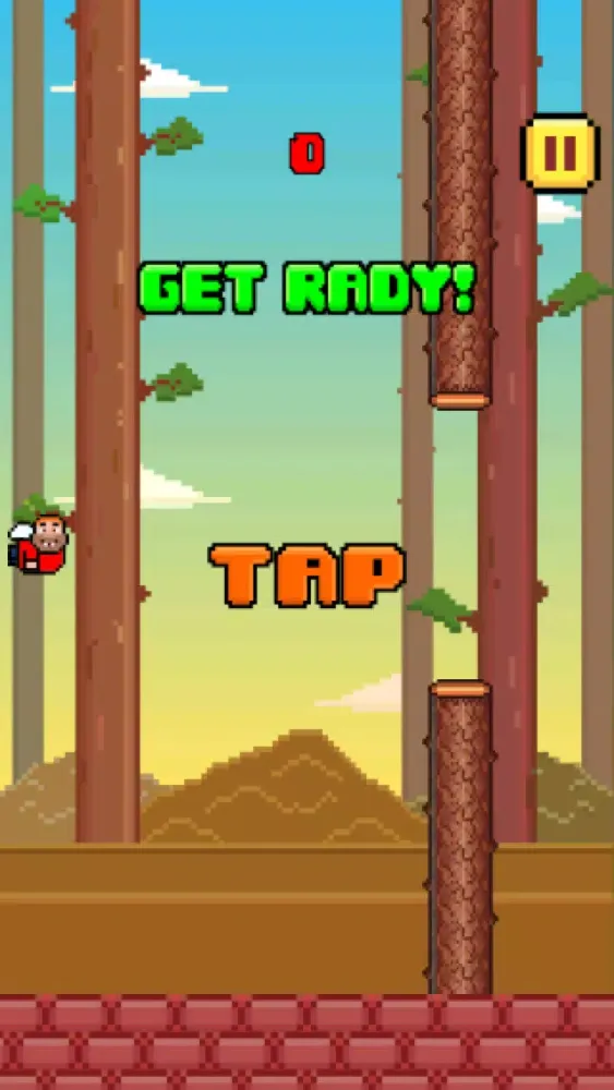 Forest Smash - Tap Trees to Stomp Man سکرین شاٹس