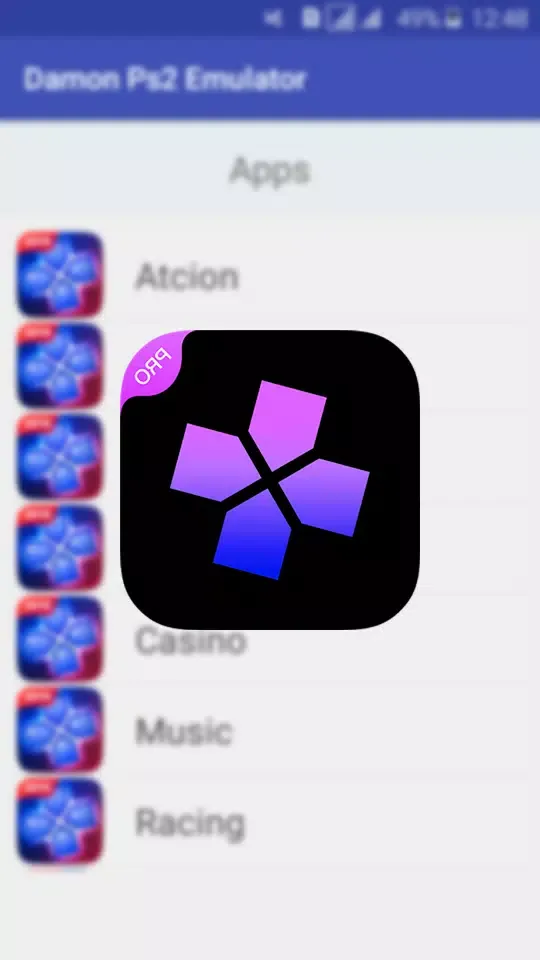 New Damon Ps2 Pro Emulator স্ক্রিনশট
