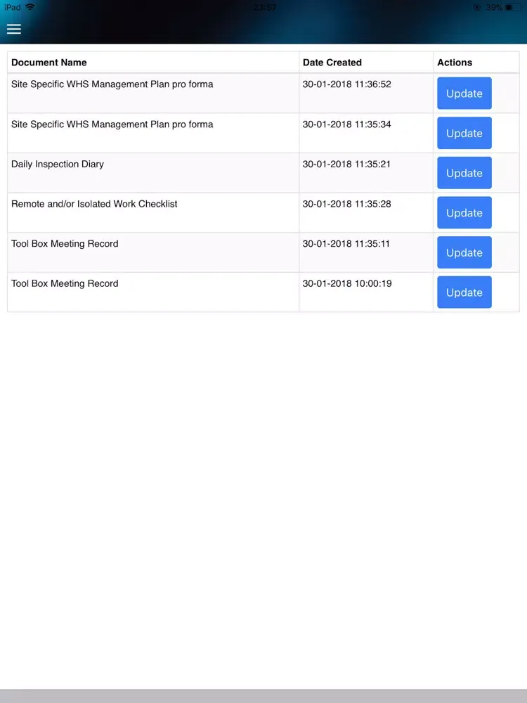 Damstra Paperless iPad  Screenshots