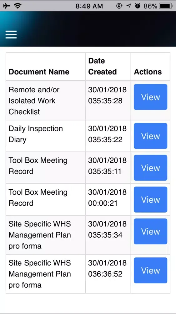 Damstra Paperless Screenshots