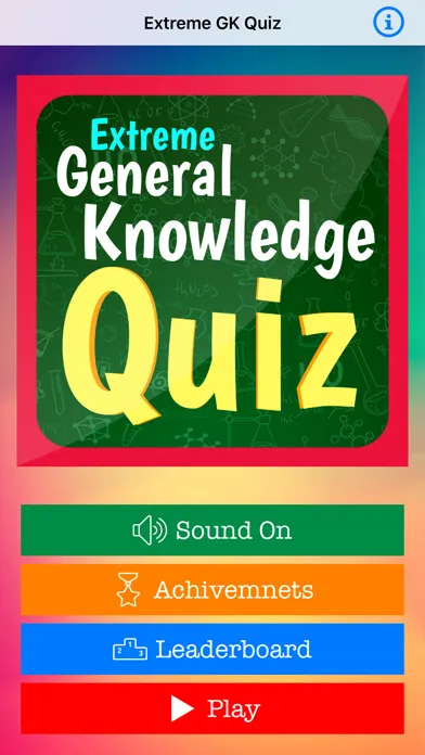 Tangkapan layar Extreme General Knowledge Quiz