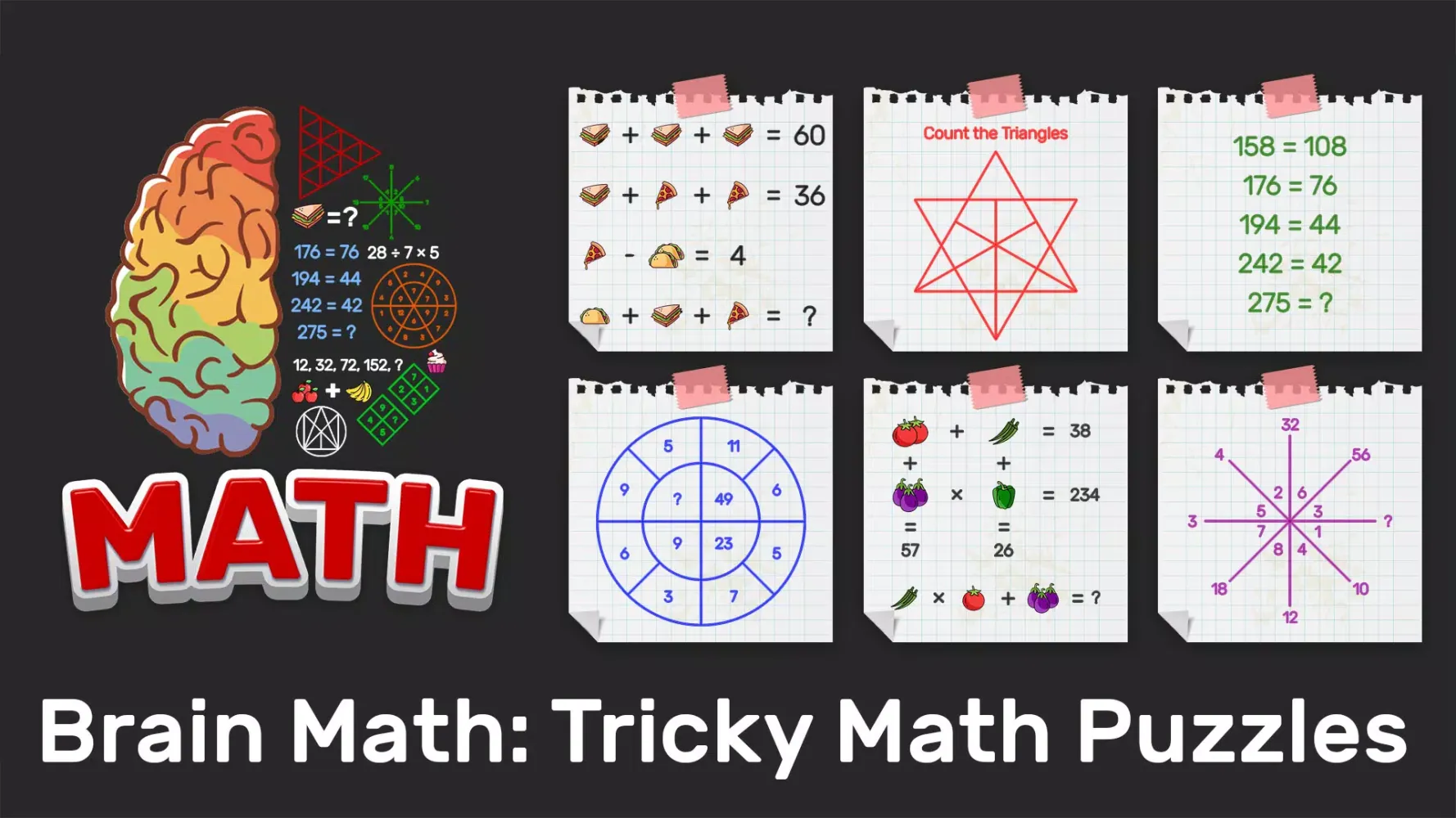 Brain Math: Puzzle Maths Games Screenshots