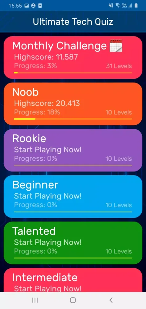 Ultimate Tech Geek Quiz 2023 Screenshots