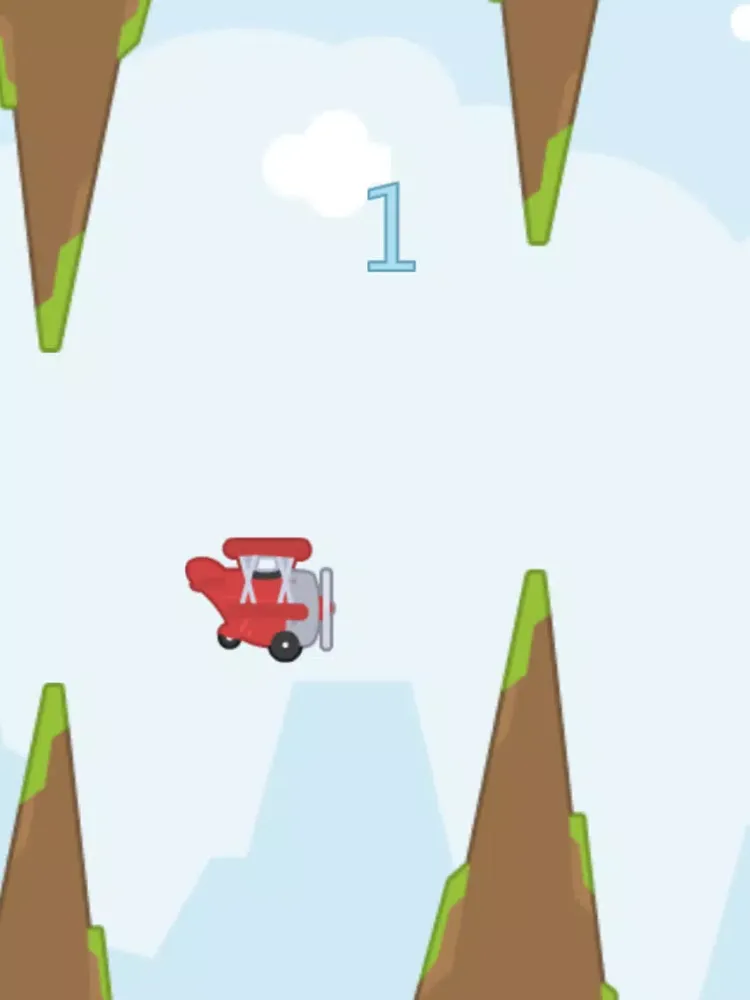 ภาพหน้าจอของ Flappy Plane - Addictive Arcade Adventure iPad 