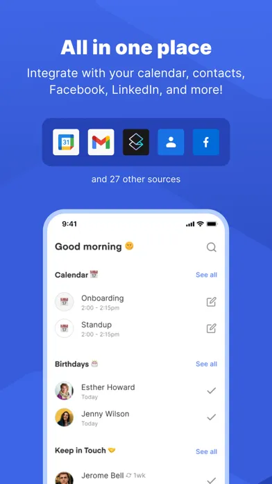 Screenshot di Dex - Rolodex and Personal CRM