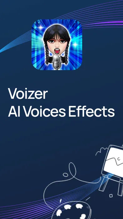 Capturas de tela do Voizer - Celebs AI Effects