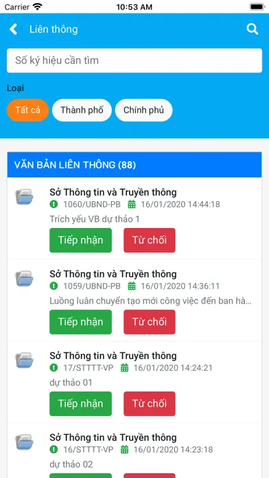 QLVBĐH Đà Nẵng سکرین شاٹس