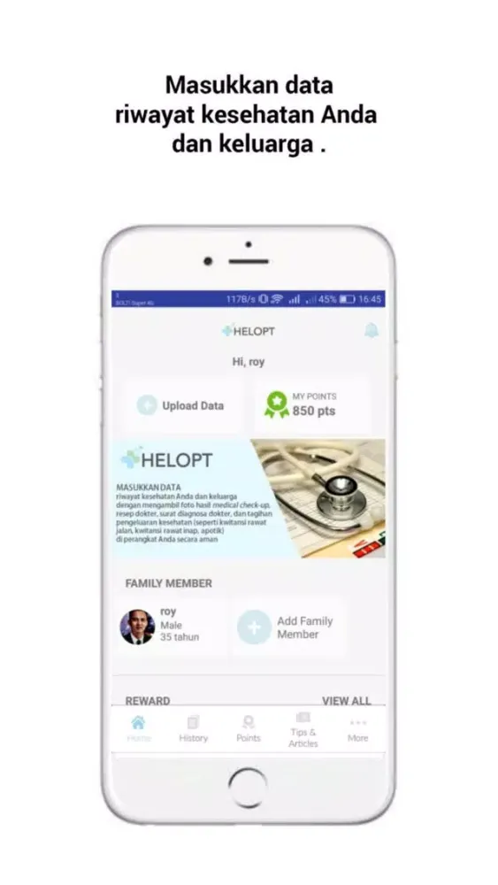 Helopt (Health Optimizer Apps)應用截圖