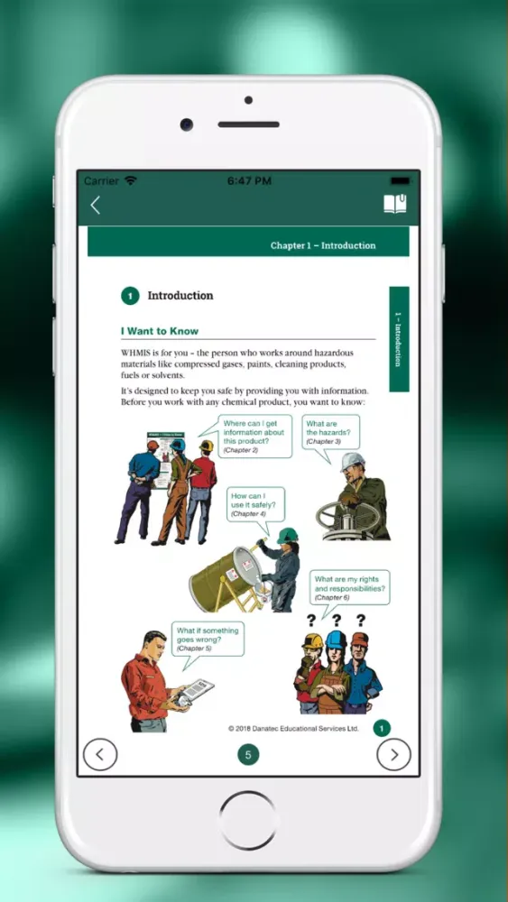 Zrzuty ekranu WHMIS Handbook