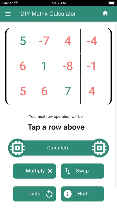 DIY Matrix Calculator应用截图