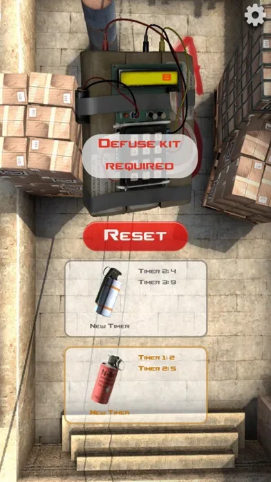 Tangkapan skrin Bomb and Nade Timer for CS:GO