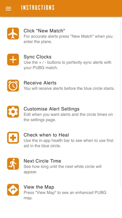 Tangkapan layar Circle Alerts for PUBG