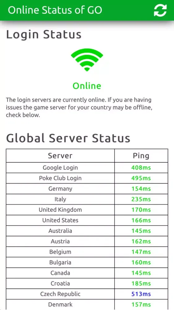 Online Status for Pokemon GO স্ক্রিনশট