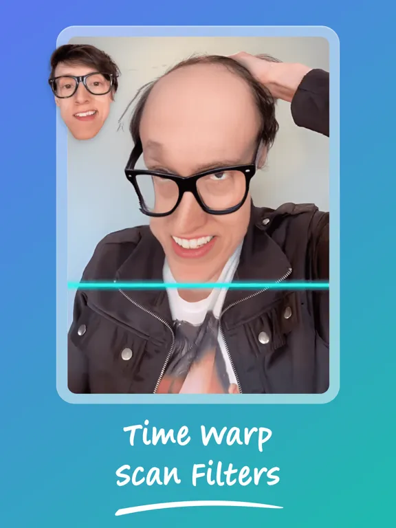 Time Warp: Scan Filter & Emoji iPad  스크린샷