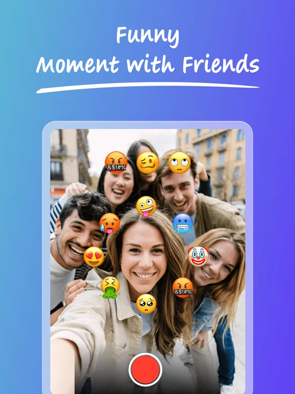 Time Warp: Scan Filter & Emoji iPad  스크린샷