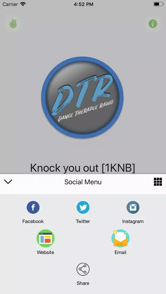 Zrzuty ekranu Dance Therapee Radio