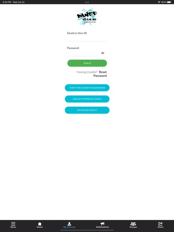 Dance With Me School of Dance iPad  سکرین شاٹس