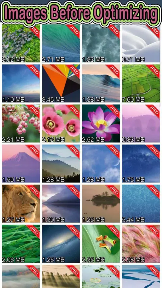 Скриншоты Shrink My Pictures - Reduce Image Size Without Resizing
