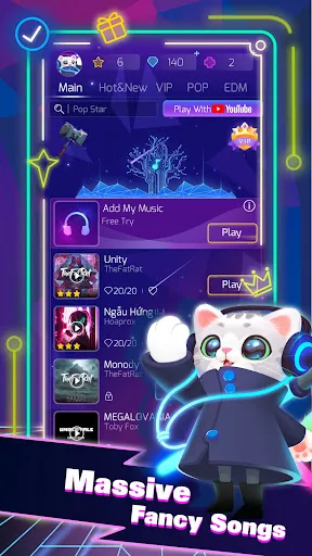 Sonic Cat - Slash the Beats Screenshots