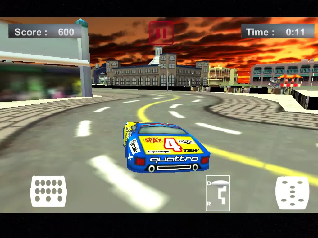 Capturas de tela do 3D Road Race-r Flag City Capture Game iPad 
