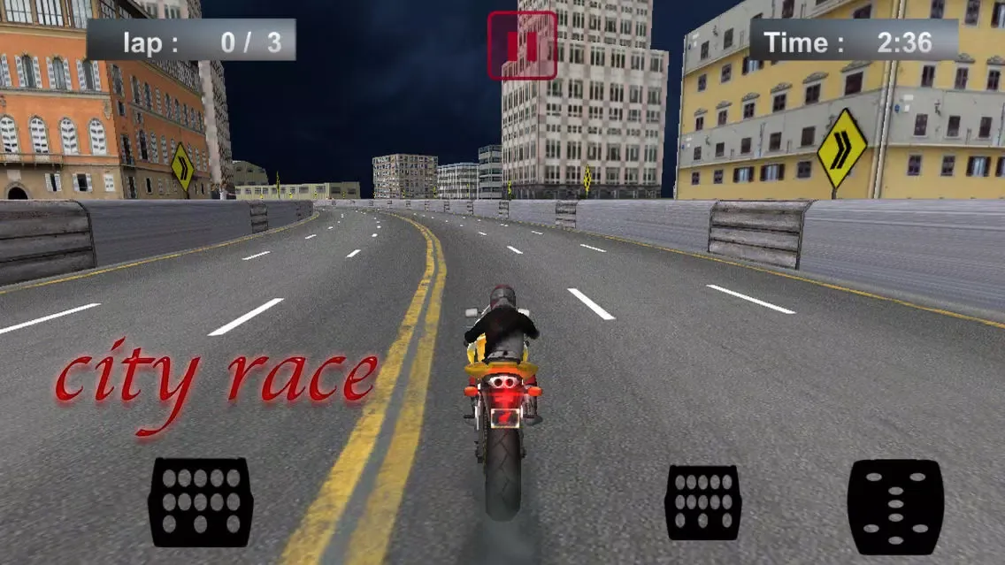 Captures d'écran de 3D Street-Bike Highway Racing Sim-ulation