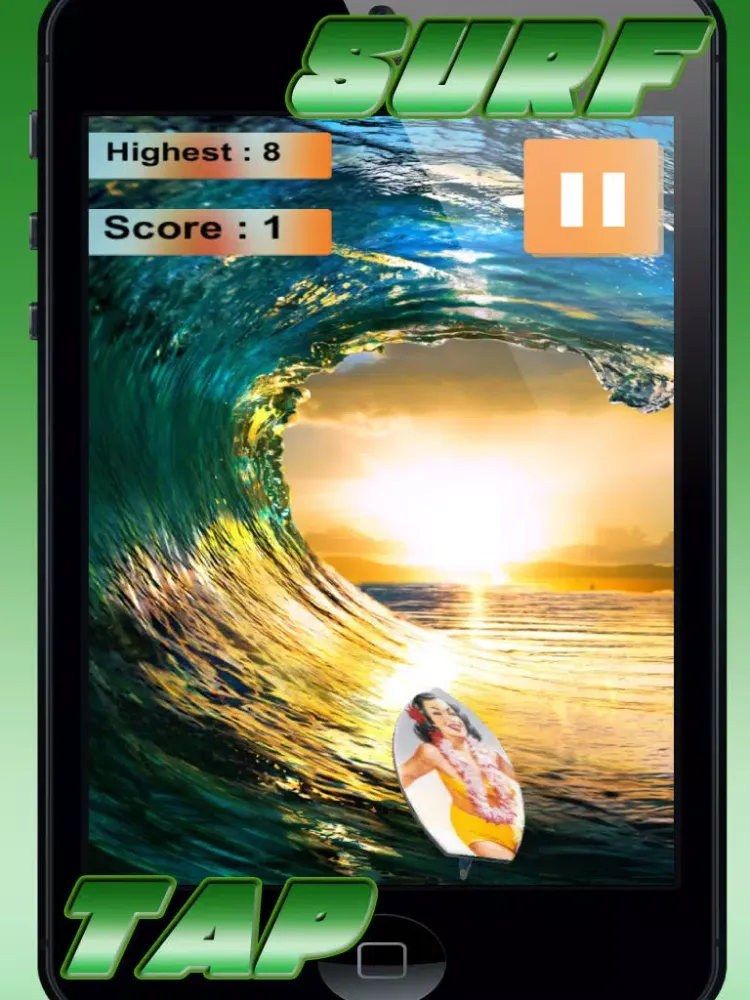Tangkapan layar Tap Surf-Board Hawaii Island Juggle Madness iPad 