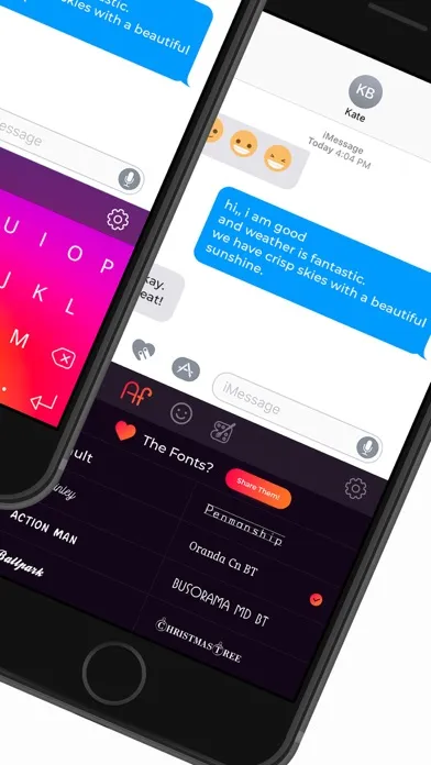 Font Party: New Keyboard Fonts Screenshots